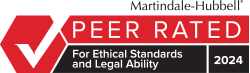 Peer Rated for Ethical Standards and Legal Ability
