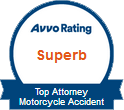 Avvo Rating - Superb - Top Attorney Motorycle Accident